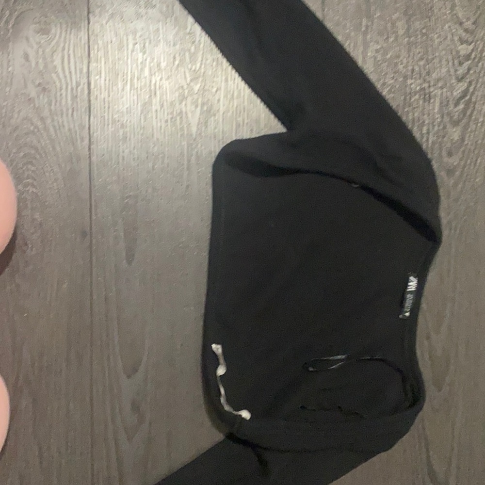 Zara cropped shirt